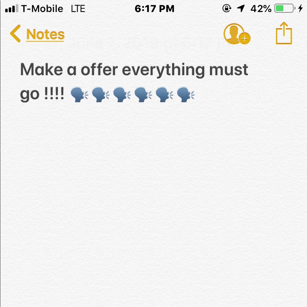 Make an offer !!!